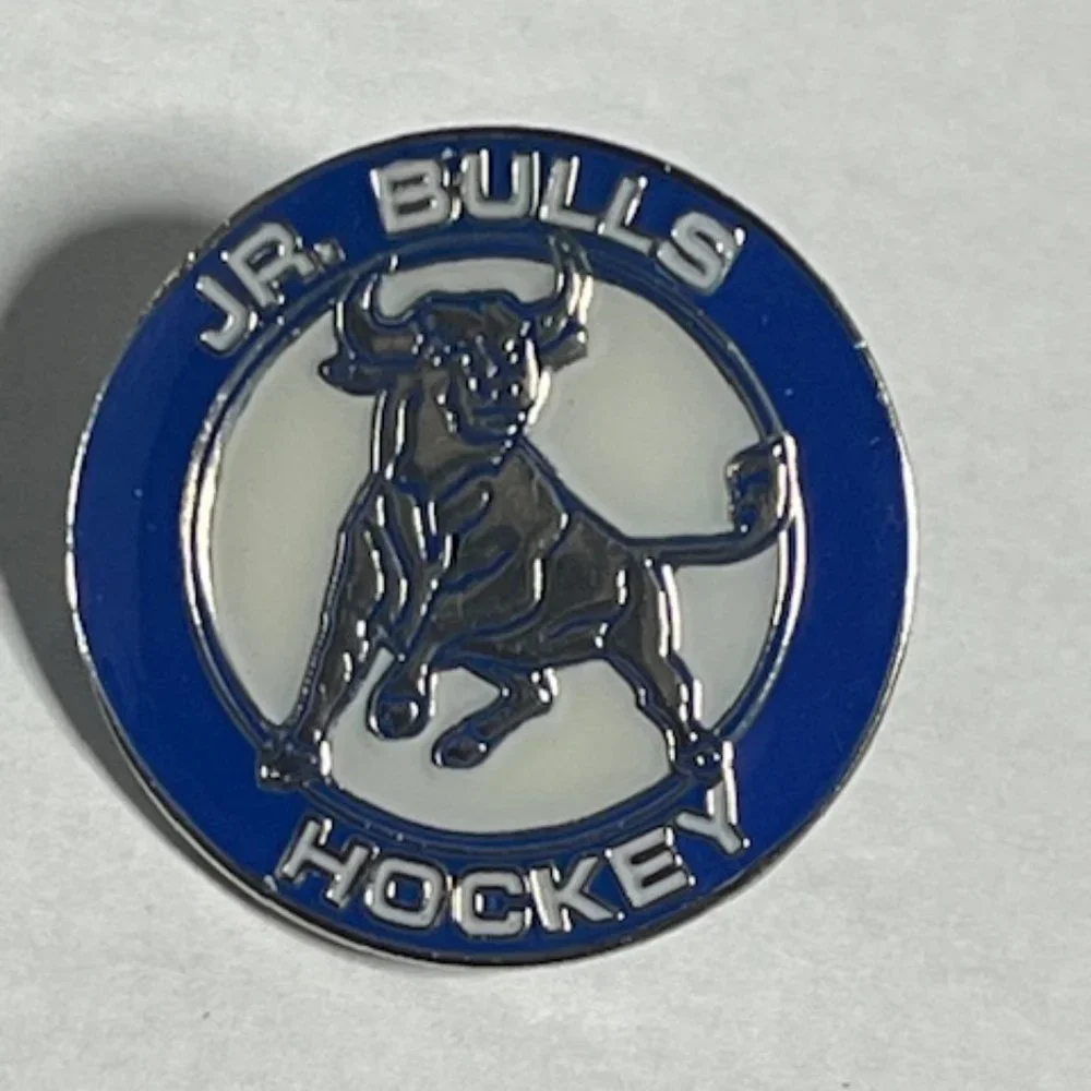 Jr. Bulls Youth Hockey Tampa, Florida Lapel Hat Pin 1